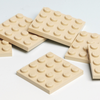LEGO® Platte 4x4 beige