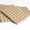 LEGO® Platte 6x8 dunkelbeige