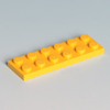 LEGO® Platte 2x6 gelb