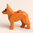 LEGO® Hund mit dunkler Gesichtszeichnung hellbraun