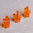 LEGO® Kristall groß transparent orange