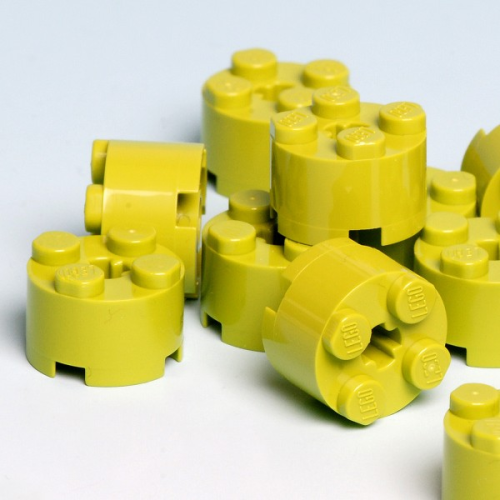 LEGO® Rundstein 2x2 lime
