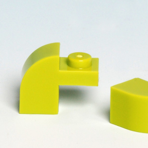LEGO® Bogenstein 1x2x1 1/3  lime
