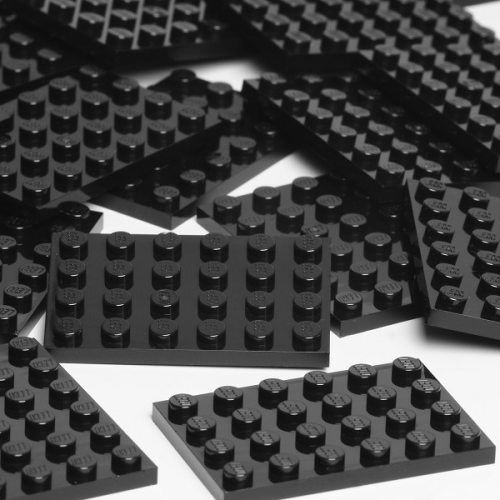 LEGO® Platte 4x6 schwarz