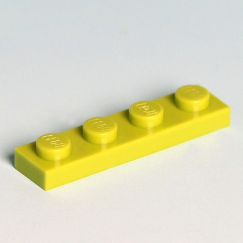 LEGO Platte 1x4 lime