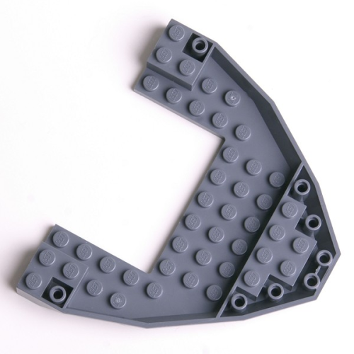 LEGO® Schiffsrumpf 10x12 dunkelgrau