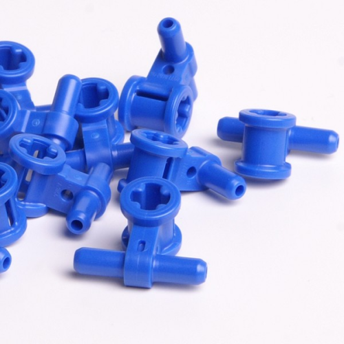 LEGO® Pneumatik-Verbinder mit Kreuzstangenhalterung blau