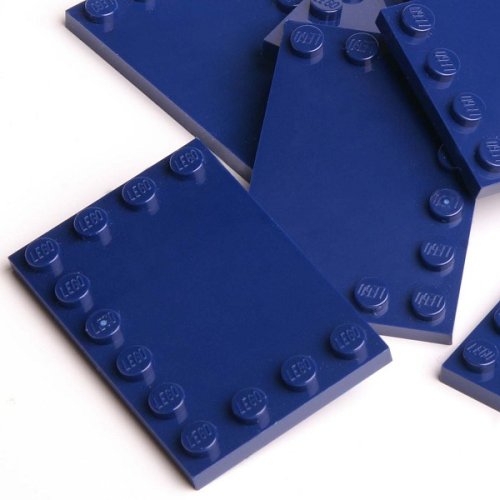LEGO® Platte 4x6 mit 12 Noppen dunkelblau