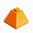 LEGO® Dach-Eckstein 2x2 / 45° orange