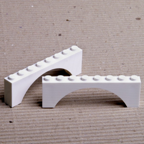 LEGO® Brückenstein 1x8x2 weiß