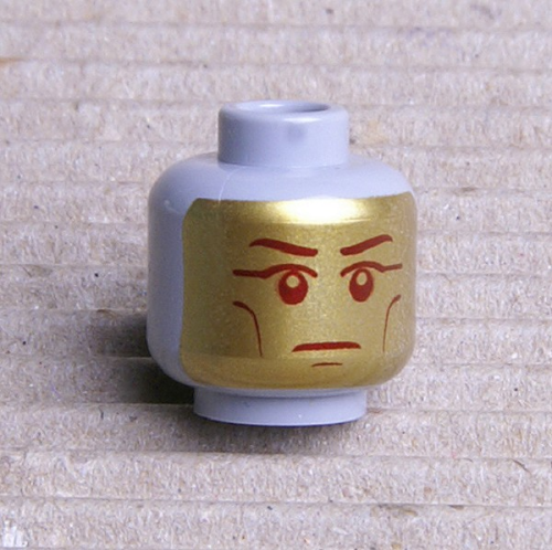 LEGO® Kopf " Mumie - Goldgesicht"