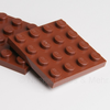 LEGO® Platte 4x4 rotbraun