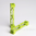 LEGO® Mast mit Gitter-Verstrebungen 2x2x10 lime
