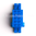 LEGO Rückziehmotor 4x9x2 2/3 blau