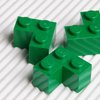 LEGO® Eckstein 1x2x2 grün