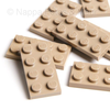 LEGO® Platte 2x4 dunkelbeige