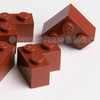 LEGO® Eckstein 1x2x2 rotbraun