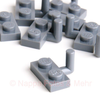 LEGO® 1x2er Platte mit Anhängerkupplung dunkelgrau