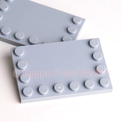 LEGO® Platte 4x6 mit 12 Noppen hellgrau