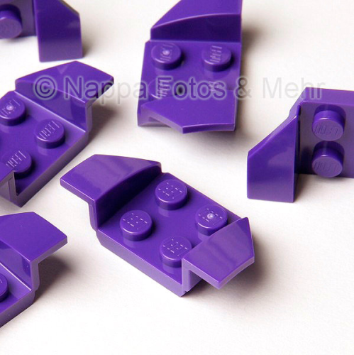LEGO® Platte mit Kotflügel 2x4 violett