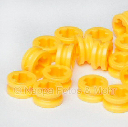 LEGO® Stopper / Buchse / Verbinder schmal gelb
