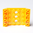 LEGO® Schrägstein 45°  2-fach invers 4x6x1 gelb