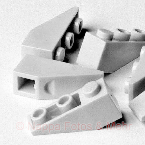 LEGO® Invers Dachstein 1x3 / 25° hellgrau