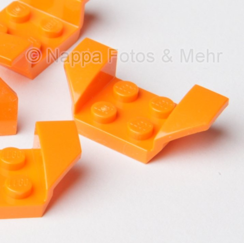LEGO® Platte mit Kotflügel  2x4 orange