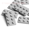 LEGO® Platte 2x4 hellgrau