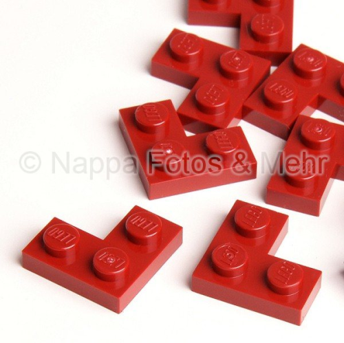 LEGO® Eckplatte 2x2 weinrot