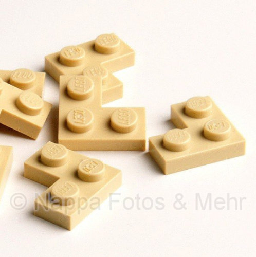 LEGO®  Eckplatte 2x2 beige