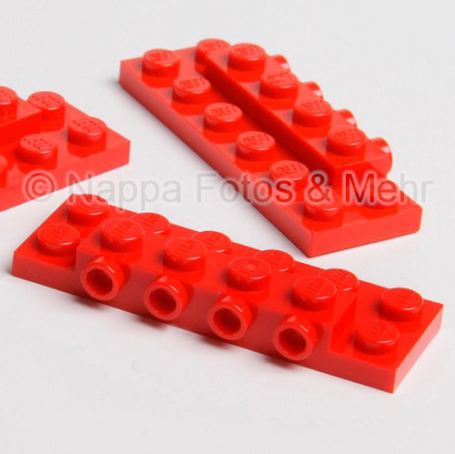 LEGO® Platte 2x6x2/3 mit Snotkonverter rot