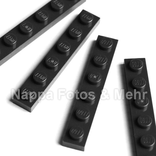 LEGO® Platte 1x6  schwarz