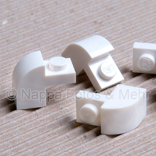 LEGO® Bogenstein 1x2x1 1/3 weiß