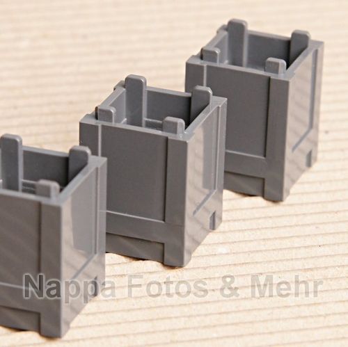 LEGO® Kiste 2x2x2 dunkelgrau