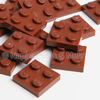 LEGO® Platte 2x2  rotbraun