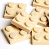 LEGO® Platte 2x2  beige