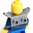 LEGO® Schulterpanzer perlsilber