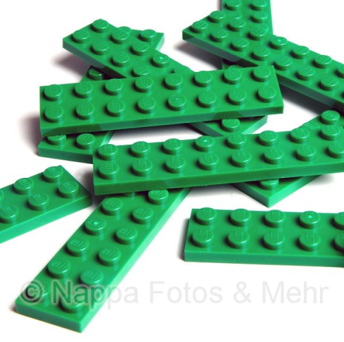 LEGO Platte 2x8 grün