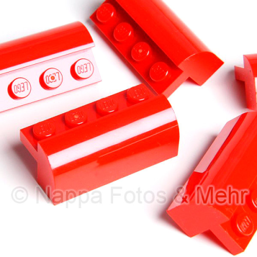 LEGO® Bogenstein 4x1x1/3 rot