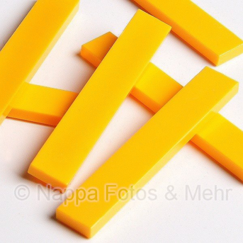 LEGO Fliese 1x6 orange-gelb