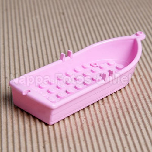 LEGO® Ruderboot 14x5x2 rosa