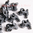 LEGO Pneumatik-Verbinder mit Kreuzstangenhalterung dunkelgrau