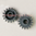 LEGO® Getriebe Zahnrad  mit Kupplung glatt Nr. 2 / 16 Zähne grau