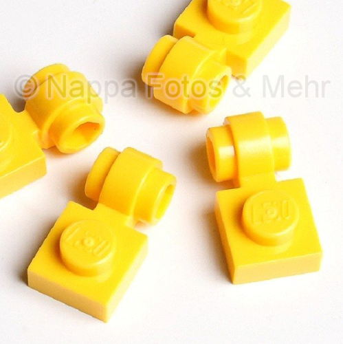 LEGO®  Platte 1x1mit Rohrclip gelb