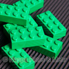 LEGO Basisstein 2x4 grün