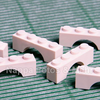LEGO Brückenstein 1x4x1 weiß