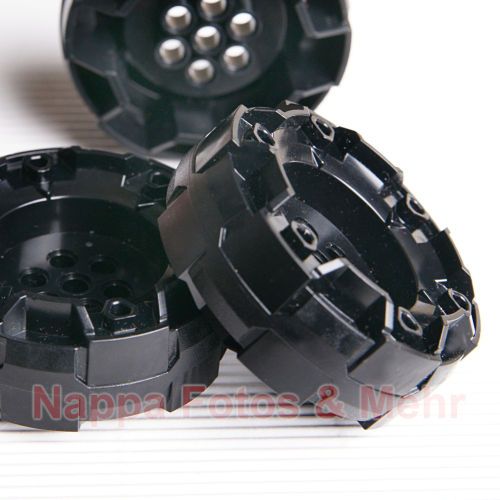 LEGO® Räder aus Hartplastik Ø 6 cm schwarz