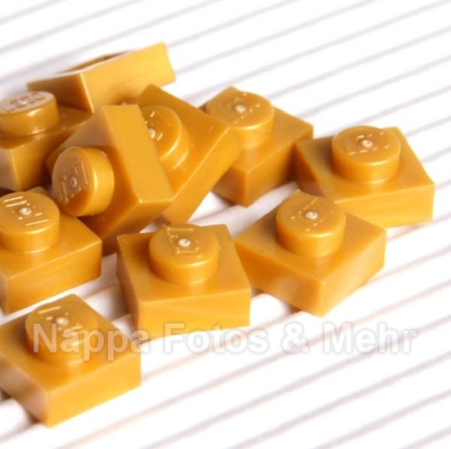 LEGO® Platte 1x1 perlgold