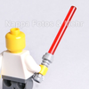 LEGO® Star Wars Lichtschwert hellgrau / rot-transparent